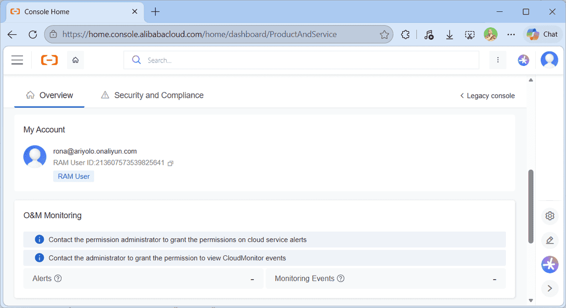 Bukti berhasil login menggunakan SSO Entra ID